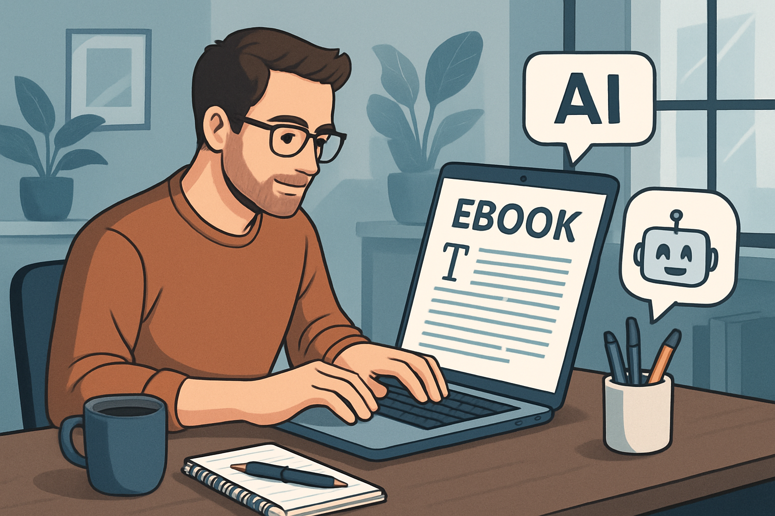 descubre la guía definitiva para escribir un ebook, llevándote paso a paso desde el concepto inicial hasta generar flujo de efectivo. desata tu creatividad, domina el proceso de escritura y aprende estrategias de marketing efectivas para convertir tu ebook en una empresa rentable.