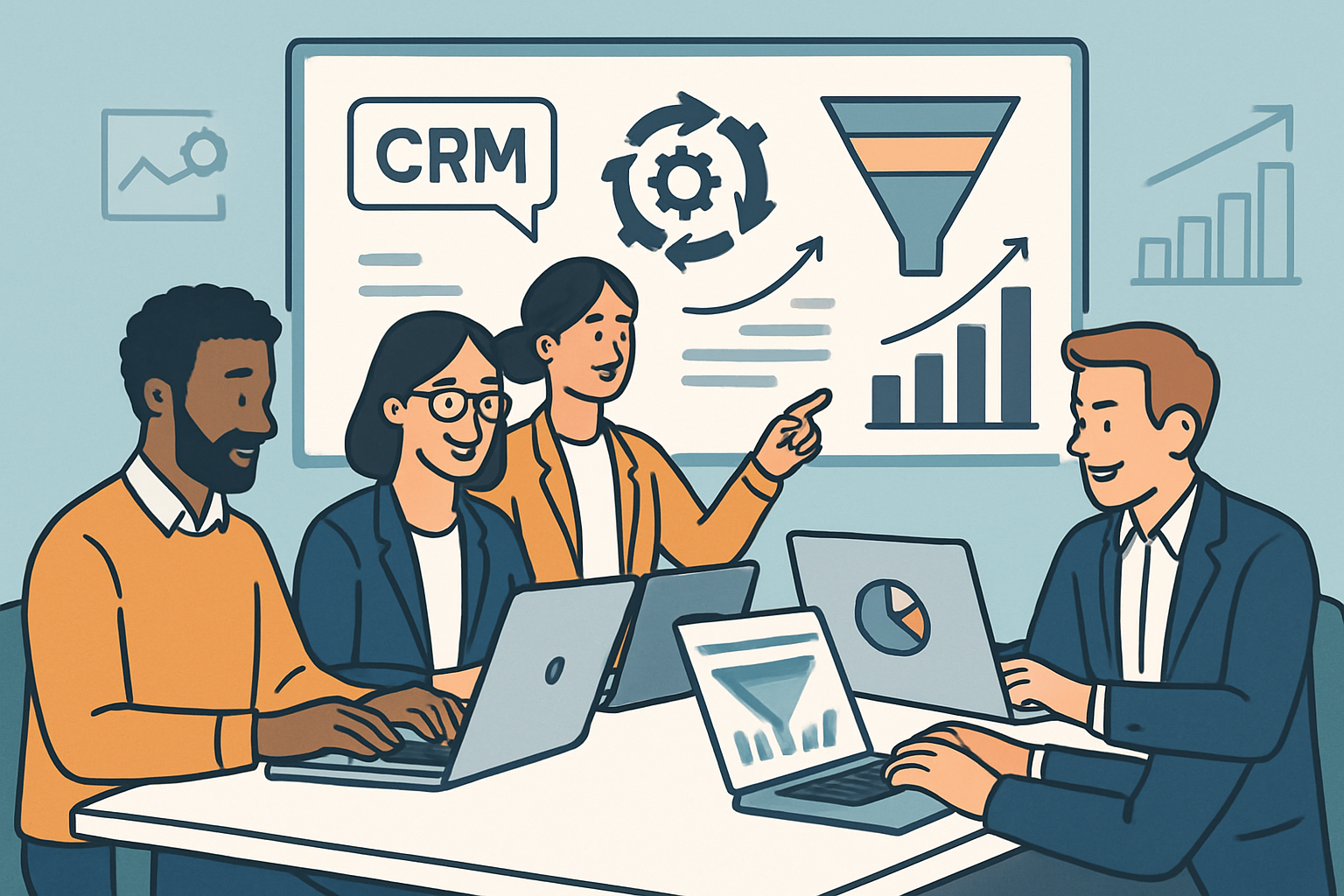 ontdek effectieve strategieën om uw verkoopteam af te stemmen op uw saas-verkoopfunnel. verbeter samenwerking, optimaliseer processen en stimuleer conversies met actiegerichte inzichten die zijn afgestemd op succes in de software-as-a-service-industrie.