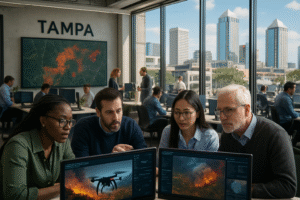 a tampa-based startup has successfully secured a contract with nasa to develop and enhance advanced technologies aimed at improving wildfire response efforts. this groundbreaking collaboration seeks to leverage innovative solutions to better manage and mitigate the impacts of wildfires.