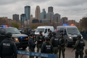 massive mobilization unfolds in minneapolis as the ice-led homeland security task force conducts a targeted raid. discover the implications and community responses to this significant operation.