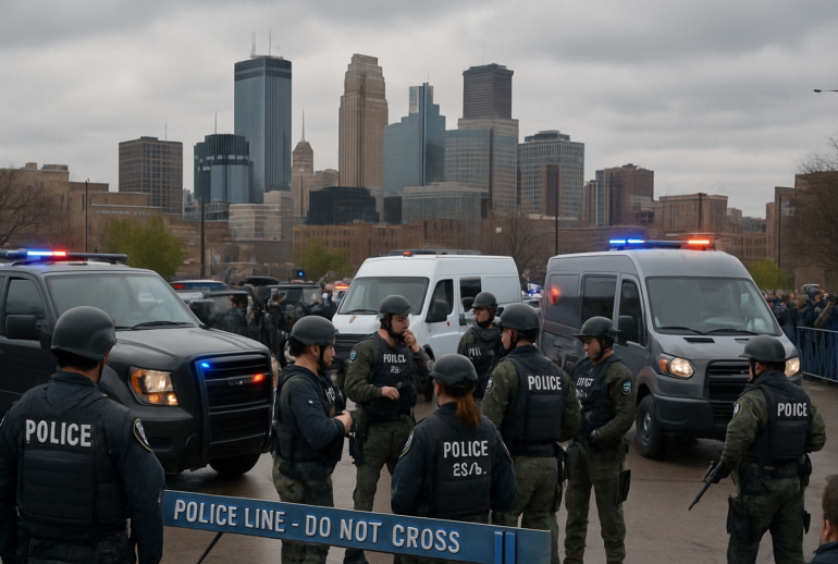 massive mobilization unfolds in minneapolis as the ice-led homeland security task force conducts a targeted raid. discover the implications and community responses to this significant operation.